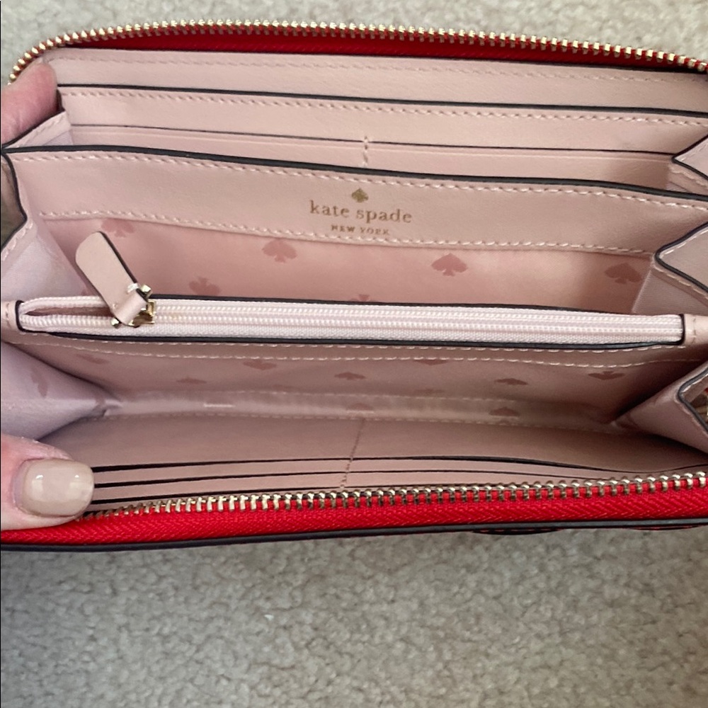 Kate Spade Red Wallet - Picture 2 of 2